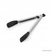 KitchenAid Silicone Tipped Stainless Steel Tongs Black - B005D6FY3Y